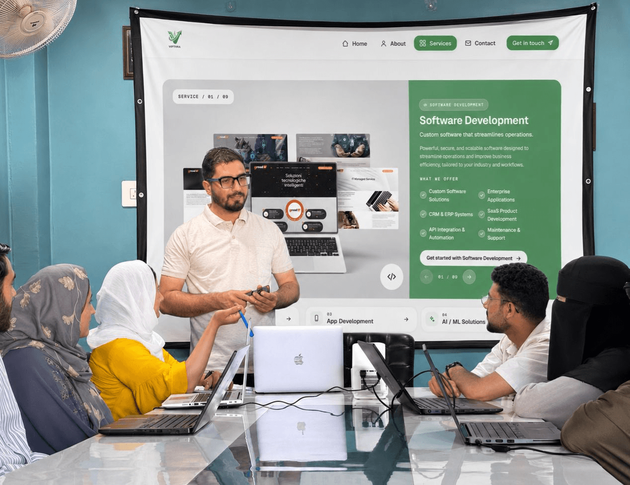 Vipthra team at work