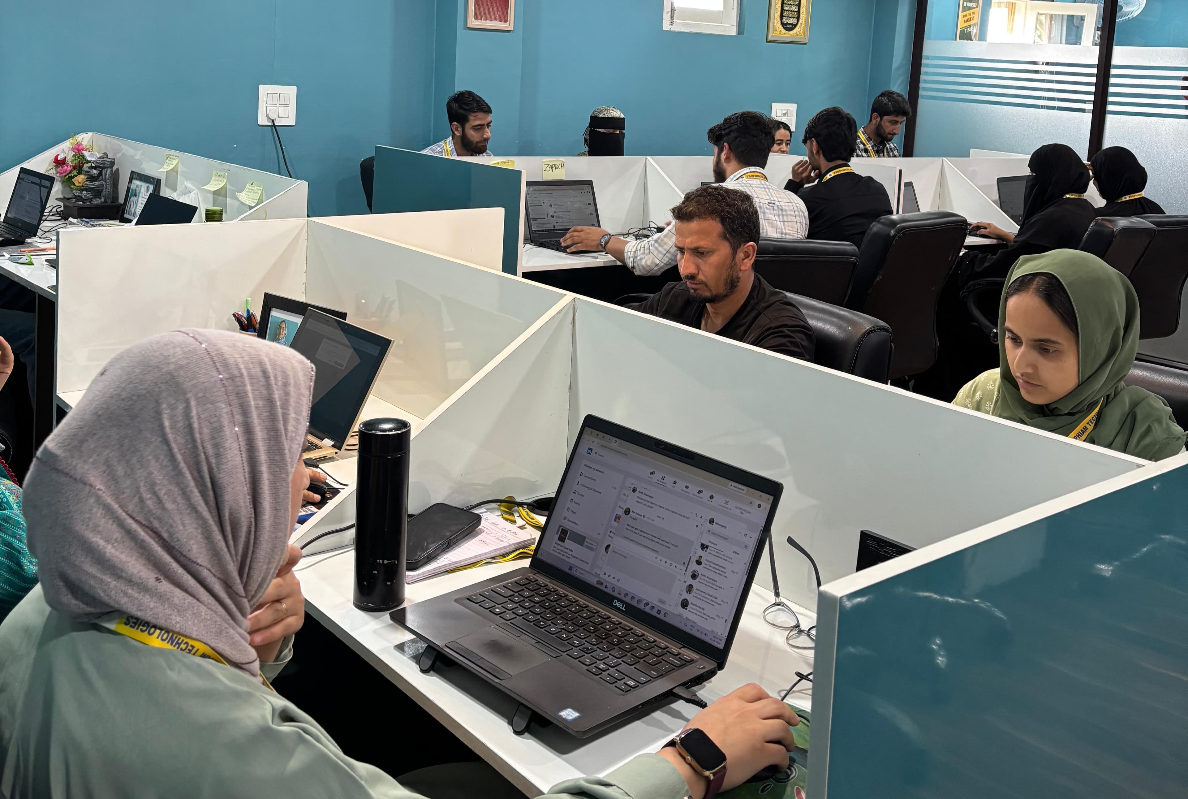 The vipthra team collaborating